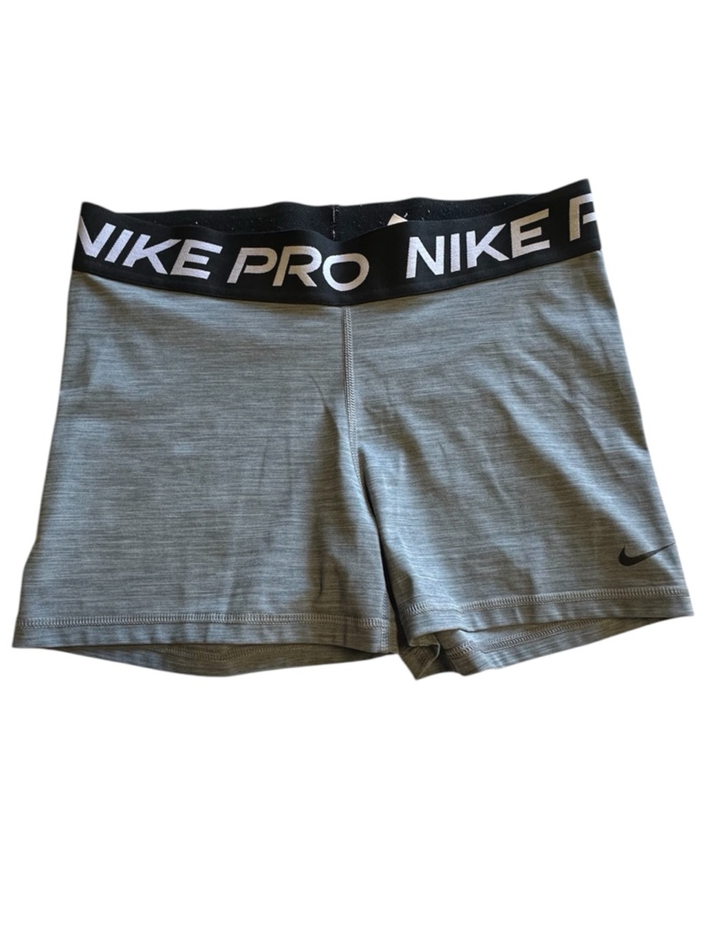Nike Pro DRI-FIT Athletic Shorts Grey Large Training